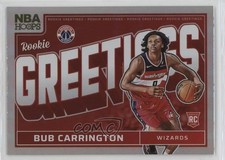 2024-25 Panini NBA Hoops Rookie Greetings Holo Bub Carrington #11 1js2