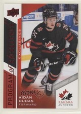 2020 Team Canada Juniors Program of Excellence Exclusives /165 Aidan Dudas 02l7