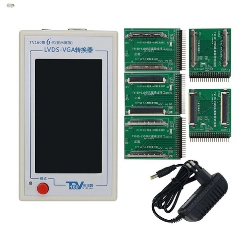TV160 6TH LVDS-VGA Converter LCD TV Motherboard Tester 4.3" Screen Support SD HD