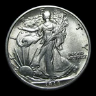 1916-D Walking Liberty Half Dollar Silver ---- Gem BU+ Stunning Coin ---- #KK466