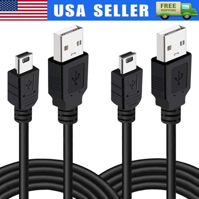 3FT Mini USB Data Sync Charger Charging Cable Cord SatNavs, Dash Cam Lot