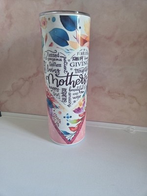 Floral blessed Mother's tumbler 