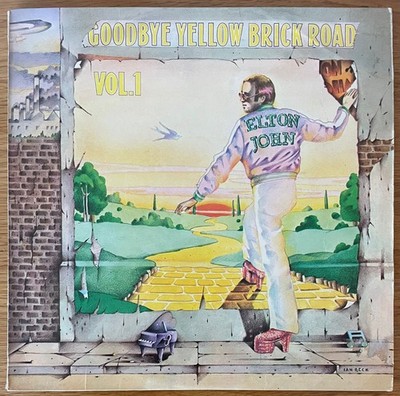 ELTON JOHN - GOODBYE YELLOW BRICK ROAD VOL. 1 Rare South Africa 1973 LP