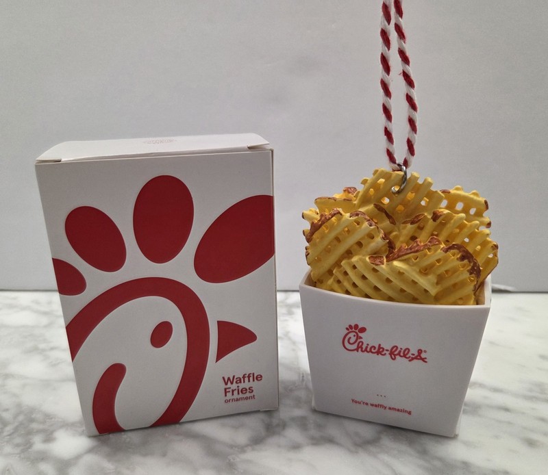 NEW 2025 Chick-fil-A Limited Edition Waffle Fries Holiday Ornament
