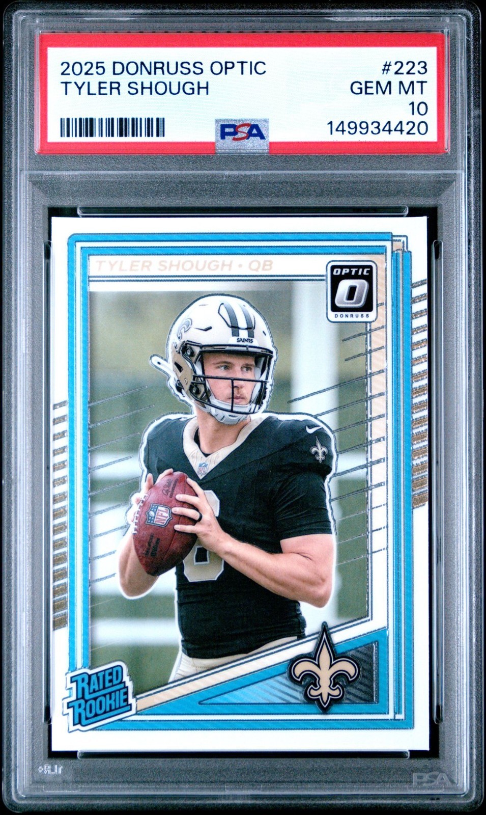 Tyler Shough Panini Donruss Optic #223 Base