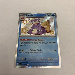 2024 Pokémon Paldean Fates Slowbro #117 Shiny Rare MINT
