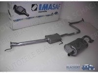 Imasaf Auspuffset Mitteltopf + Endtopf für Toyota Corolla Compact 1.3 1987-1992