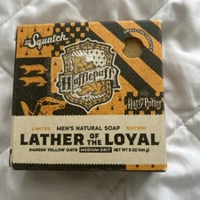 Dr. Squatch Ltd Ed. Bar Soap Harry Potter Lather Of The Loyal  Medium Grit 5oz