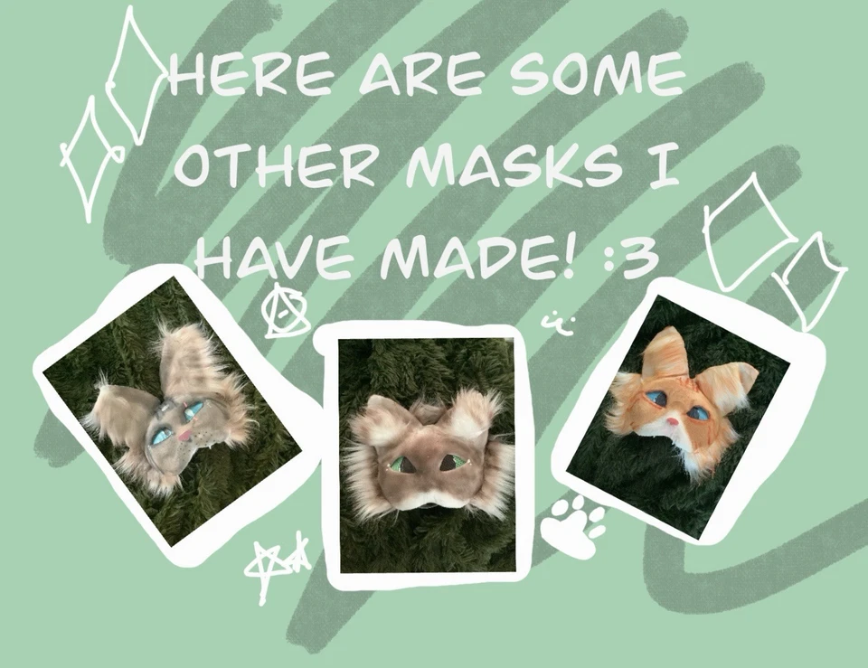 Therian Mask Mystery Boxes! FELINE ONLY Super Cute Great Quality - Image 3 of 3