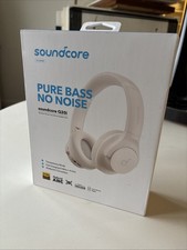 Soundcore Anker Q20I Hybrid Active Noise Cancelling Headphones, Bluetooth White