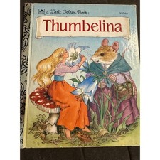 Thumbelina Little Golden Book 1994 Hans Christian Andersen Jan Palmer 300-68