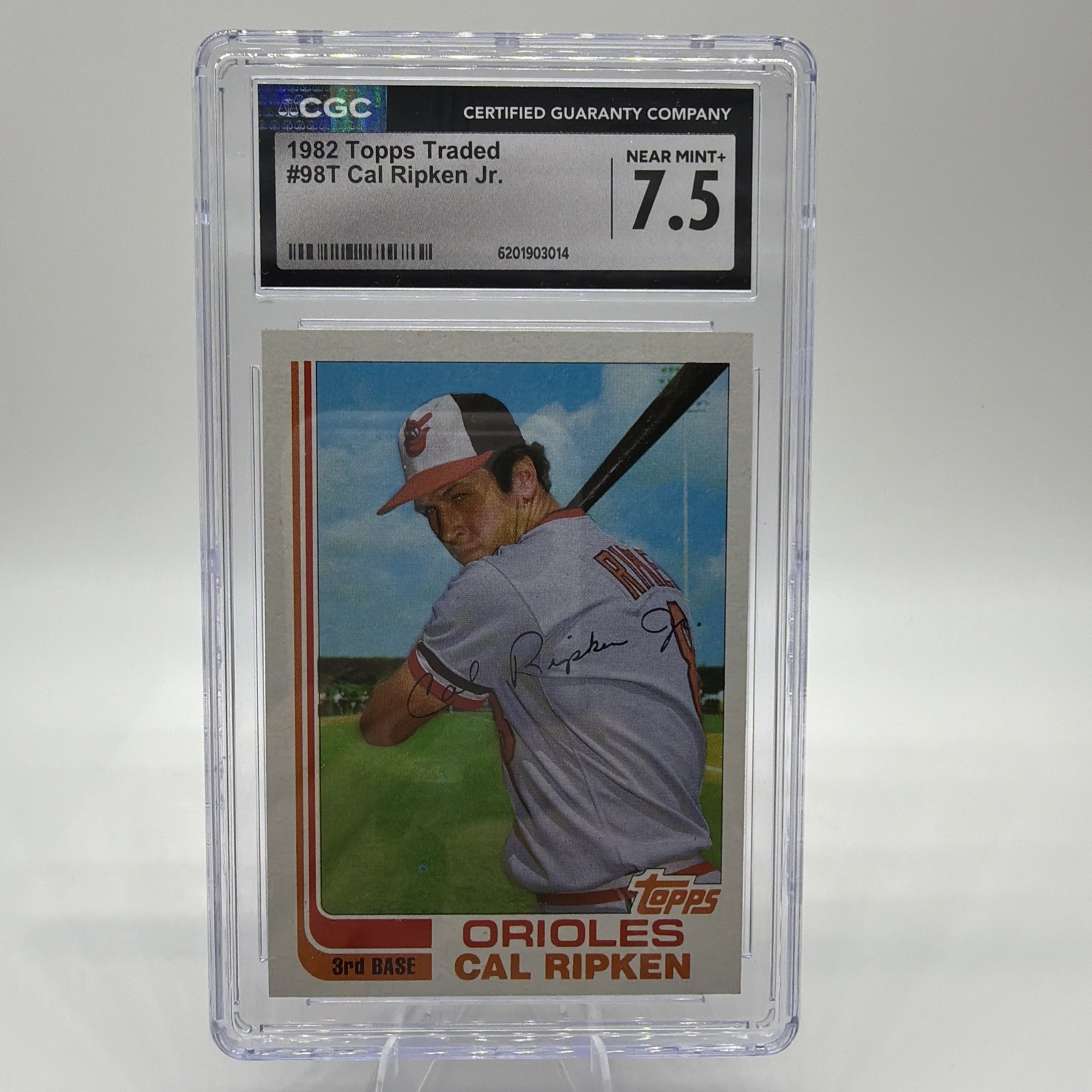 1982 Topps Traded - Cal Ripken #98T (AU, RC) CGC 7.5