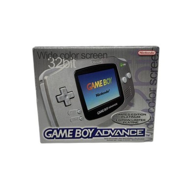 Nintendo Gameboy Advance GBA Spiele Konsole Limited Edition Platinum OVP