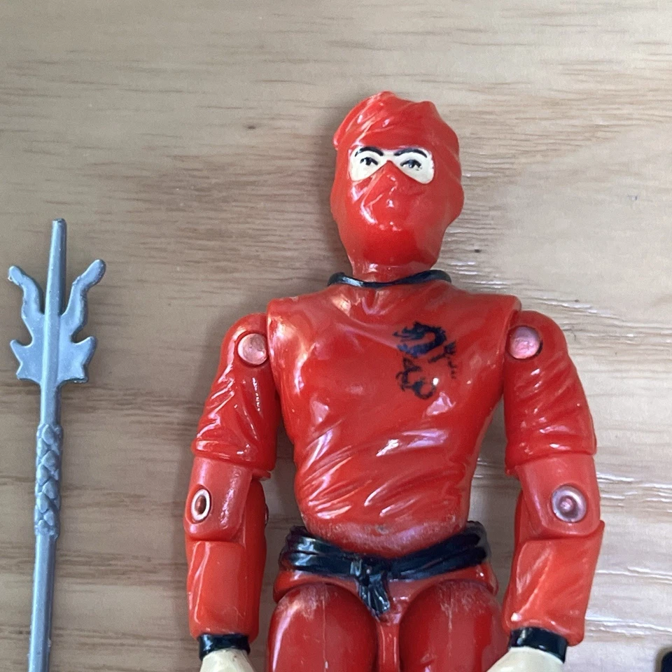 Vintage G.I. Joe Jinx Action Figure - Near Complete Hasbro ARAH Ninja - Image 3 of 3