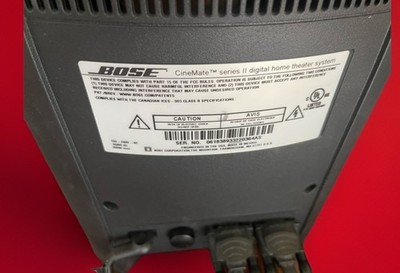 Bose CineMate Series II Digital Home Theater Speaker System W