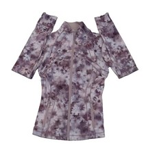 LULULEMON DEFINE JACKET NULU MEADOW HAZE PINK MULTI COLOR SIZE 12 NWT