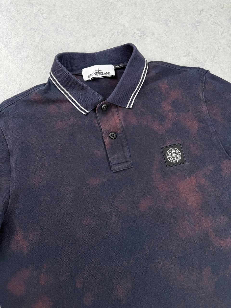 Stone Island Slim Fit Polo Custom Bleach Dyed Size L Duties Paid (USA) thumbnail 4