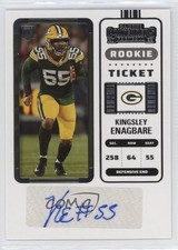 2022 Panini Contenders Rookie Ticket Kingsley Enagbare #237 Auto 0c3