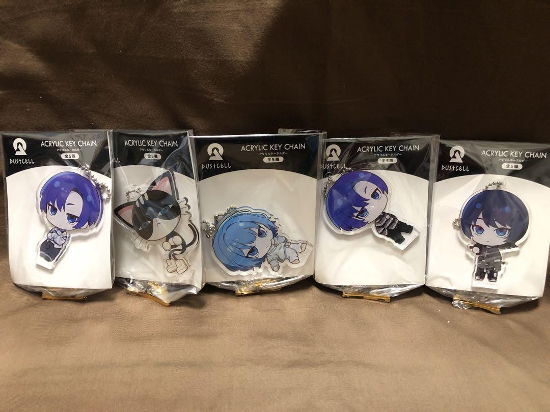 DUSTCELL アクリルキーホルダー 4点 DUSTCELL Goods Lot of set EMA Misumi Acrylic Key chain Towel