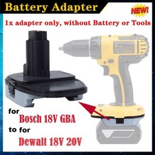 BatteryAdapter For Bosch 18V GBA Series Battery to for Dewalt 18V XRP Ni-cd Tool