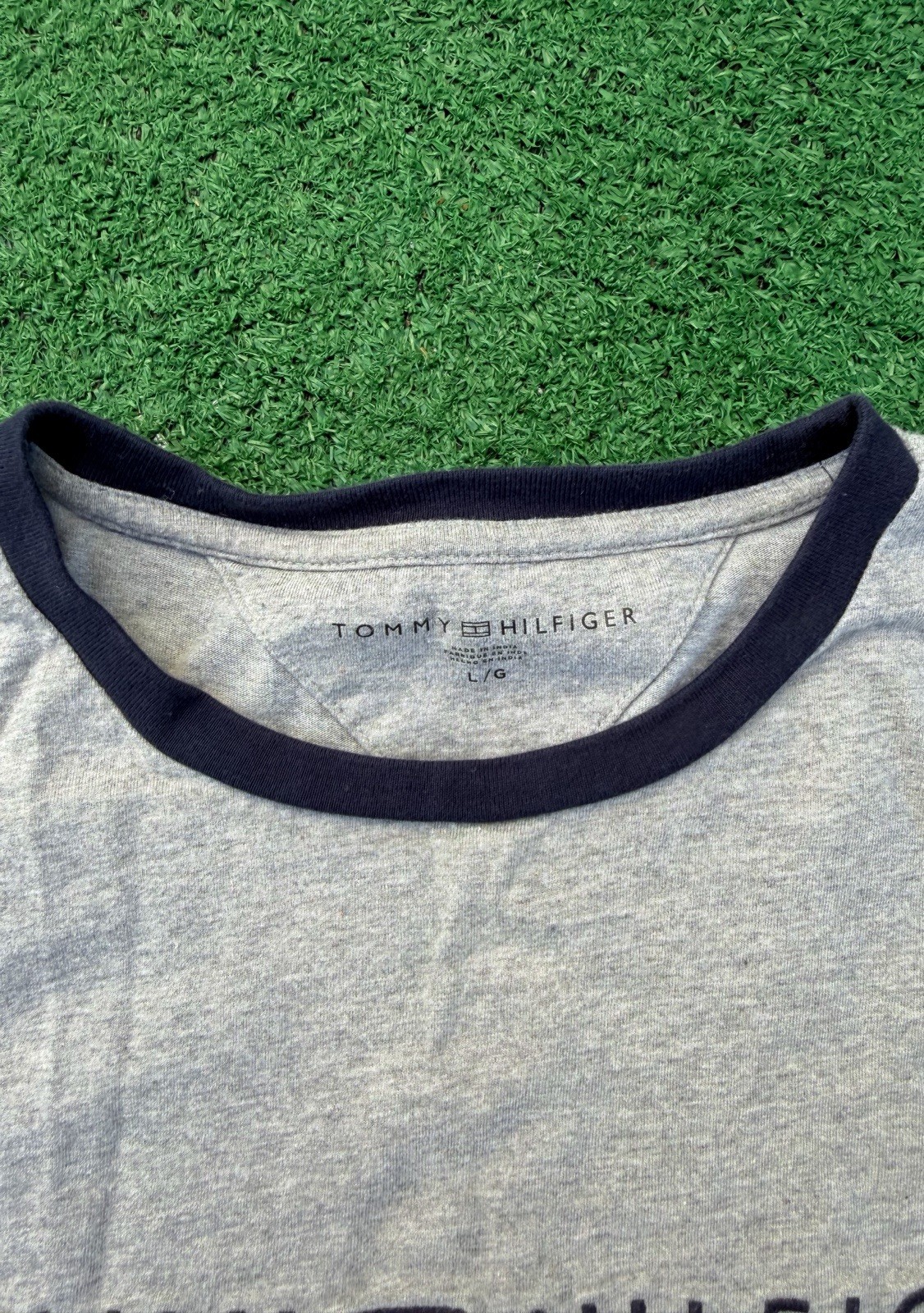 Tommy Hilfiger Essential Sweatshirt Gray Long Sleeve Size L image 3