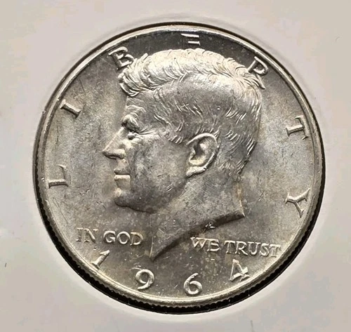 1964-D 50C 90% SILVER Kennedy Half Dollar