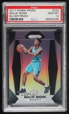 2017-18 Panini Prizm Silver Prizm Malik Monk #233 PSA 10 GEM MT 0m2d