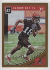 2018 Donruss Optic Rookies Bronze Prizm Damion Ratley #113 a0s