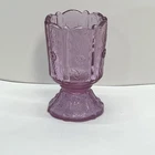 fenton glass dusty rose toothpick holder candle votive daisy panel 3.5 inch