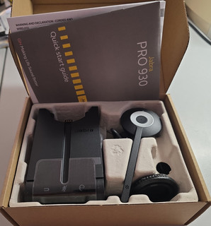 Jabra PRO 930 Duo On Ear Headset Schwarz (930 29 509 101)