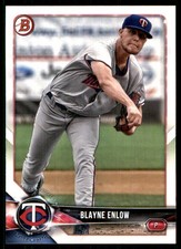 Blayne Enlow 2018 Bowman Draft #BD-10 Twins MLB READ FREE SHIPPING AutographDen