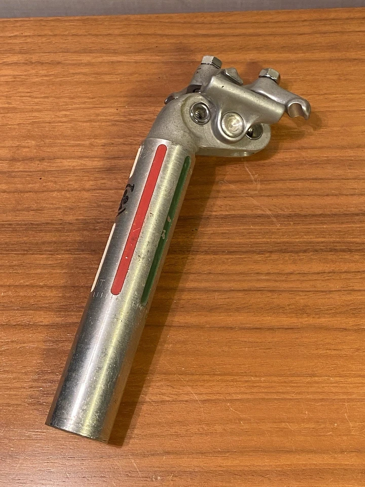 Tige De Selle Compagnolo Record Aluminium Vintage Vélo Cycle - Photo 2/4