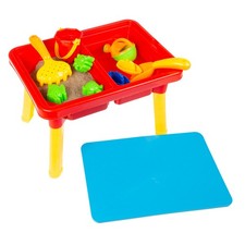 Water or Sand Sensory Table with Lid and Toys  Portable Covered Playset