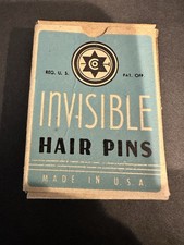 STAR INVISIBLE HAIR PINS Vintage HAIR-DO BEAUTY SHOP ADVERTISING DISPLAY