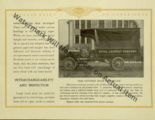 Lange Motor Trucks Pittsburgh Royal Laundry Truck Photograph Print 8.5x11"