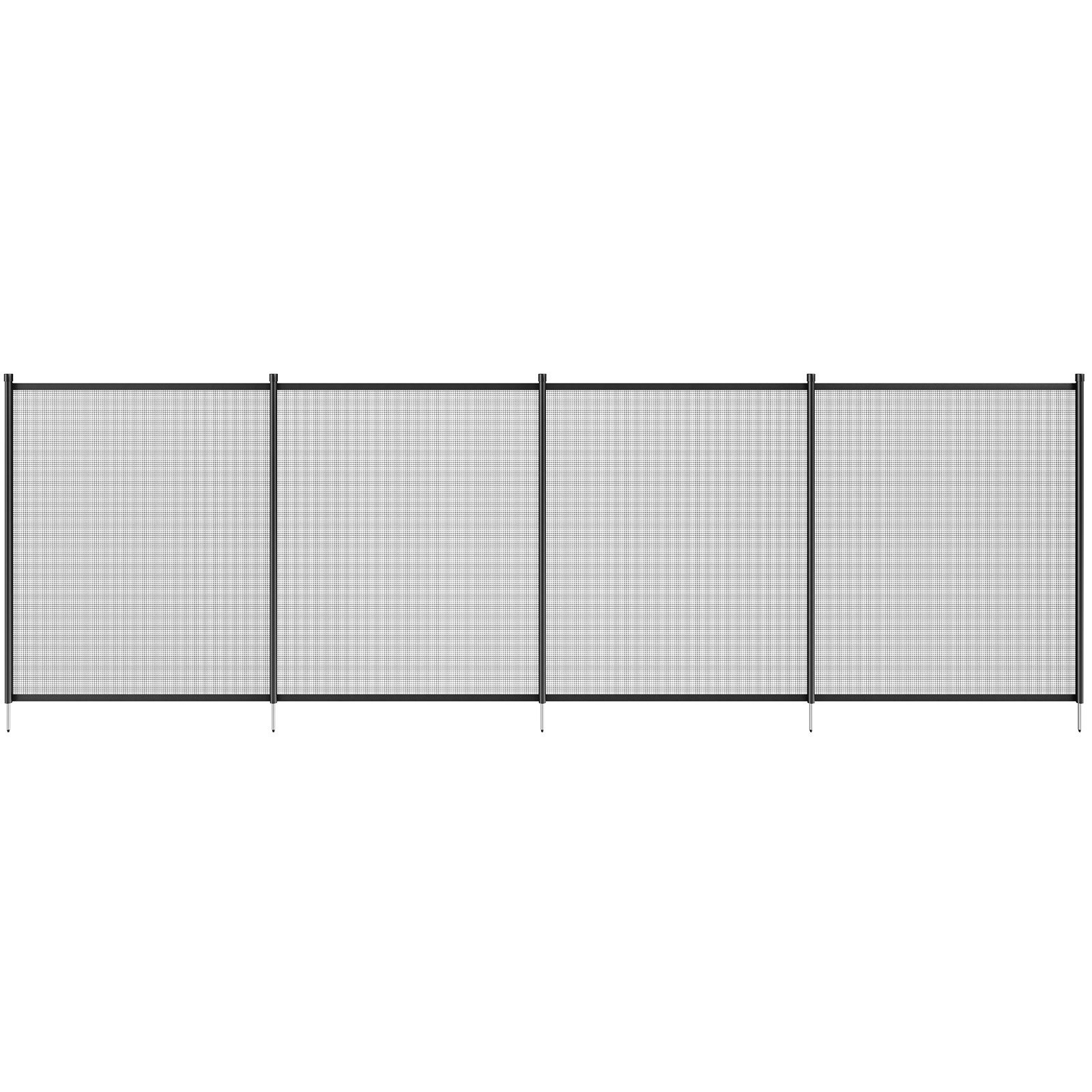 Pool Fence,4x48 FT Pool Fences for Inground Pools,Removable Child Safety Pool Fe