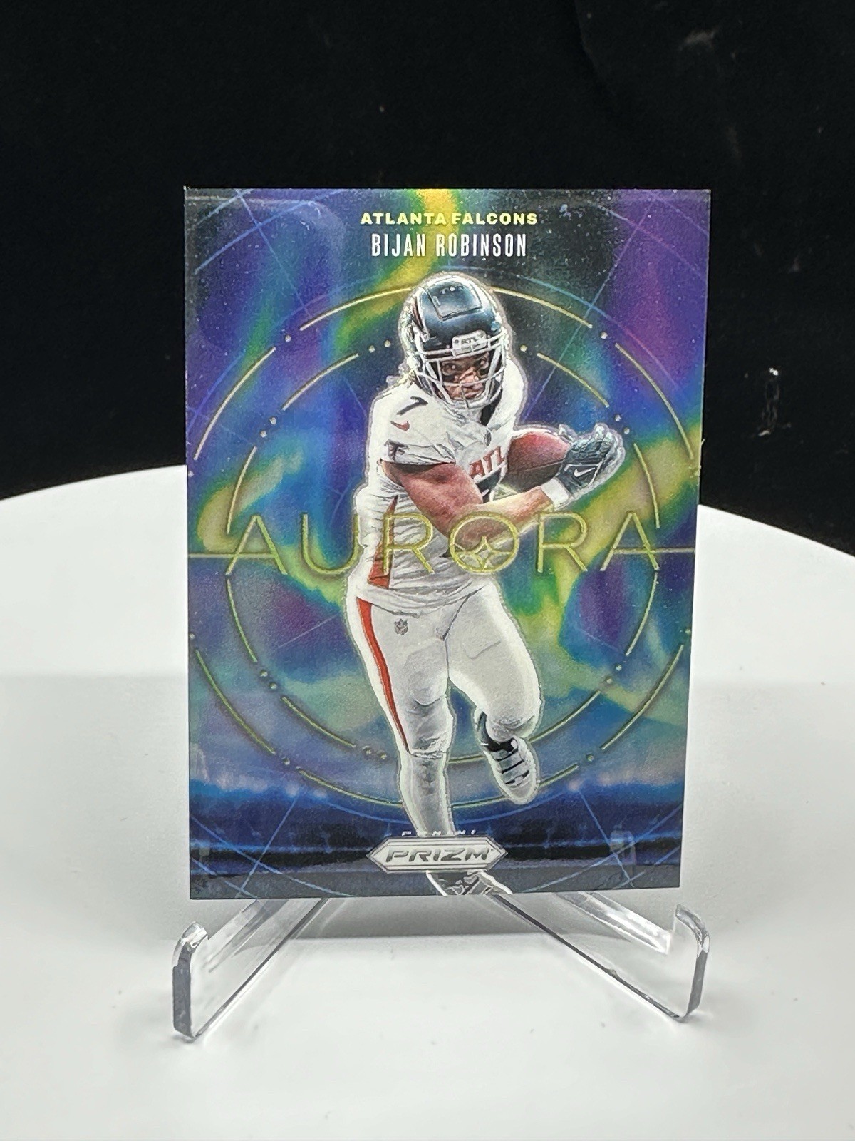 2024 Prizm NFL Bijan Robinson #15 Aurora Atlanta Falcons Case Hit SSP 🔥