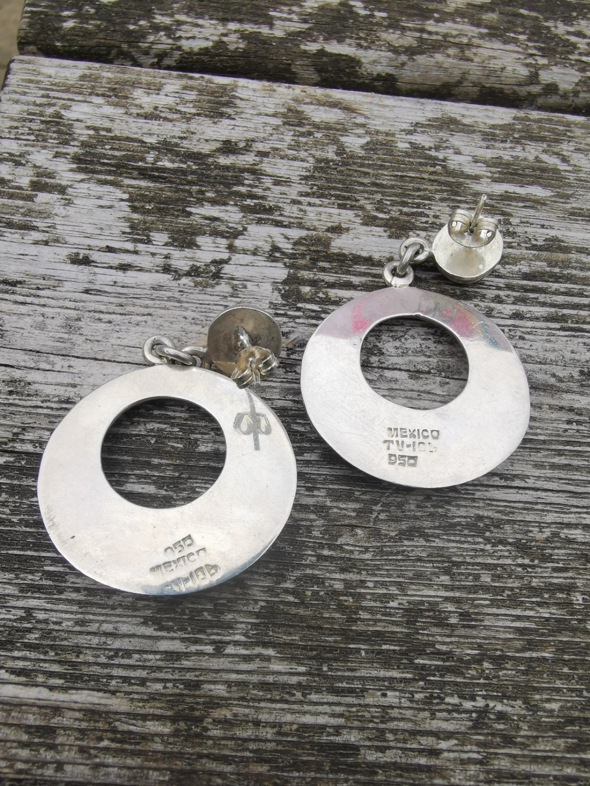 Vintage sterling silver Solid Hallmarked 950 Mexi… - image 8