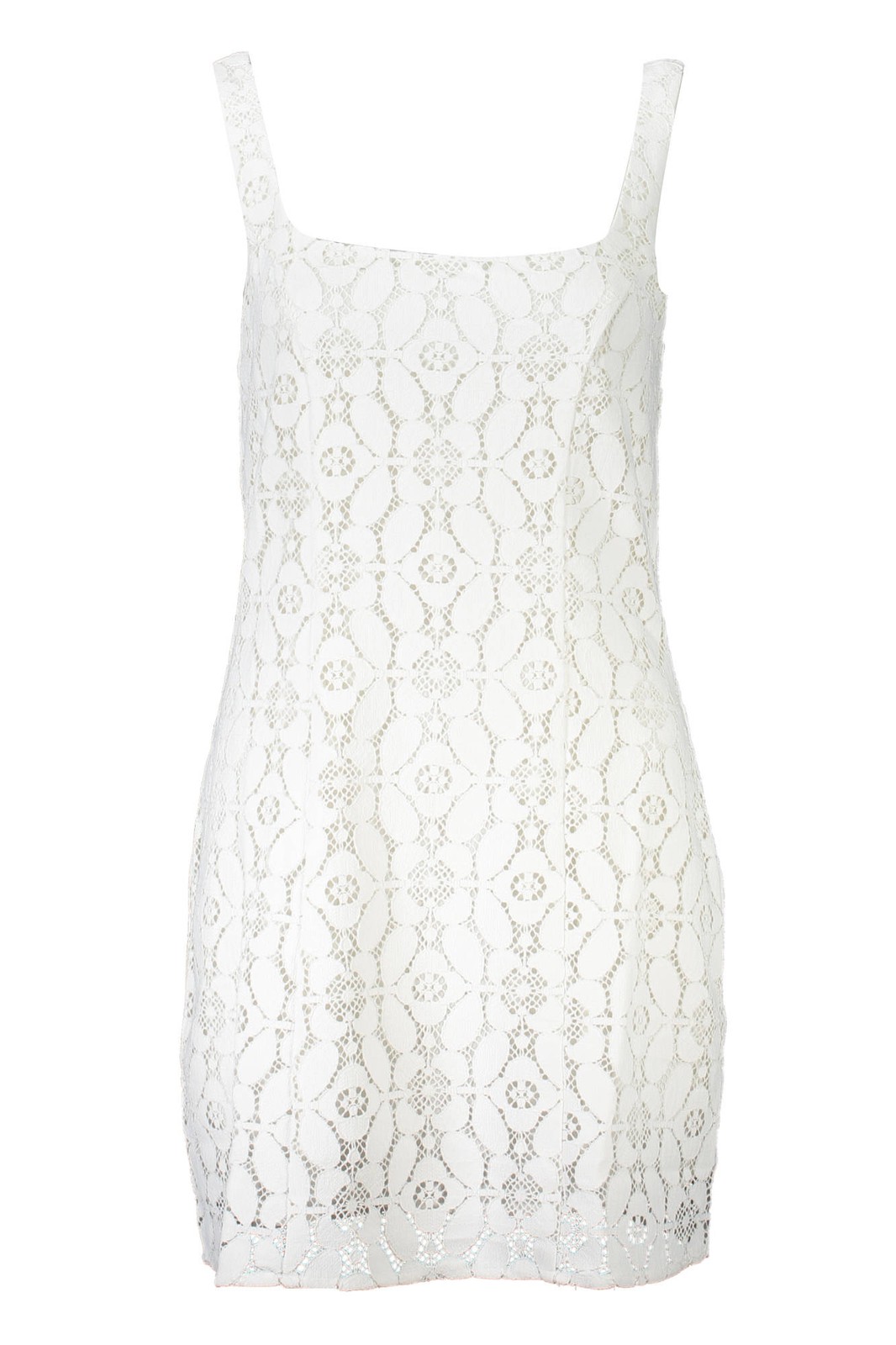 Desigual Donna Bianco Abiti, L, New, - Immagine 2