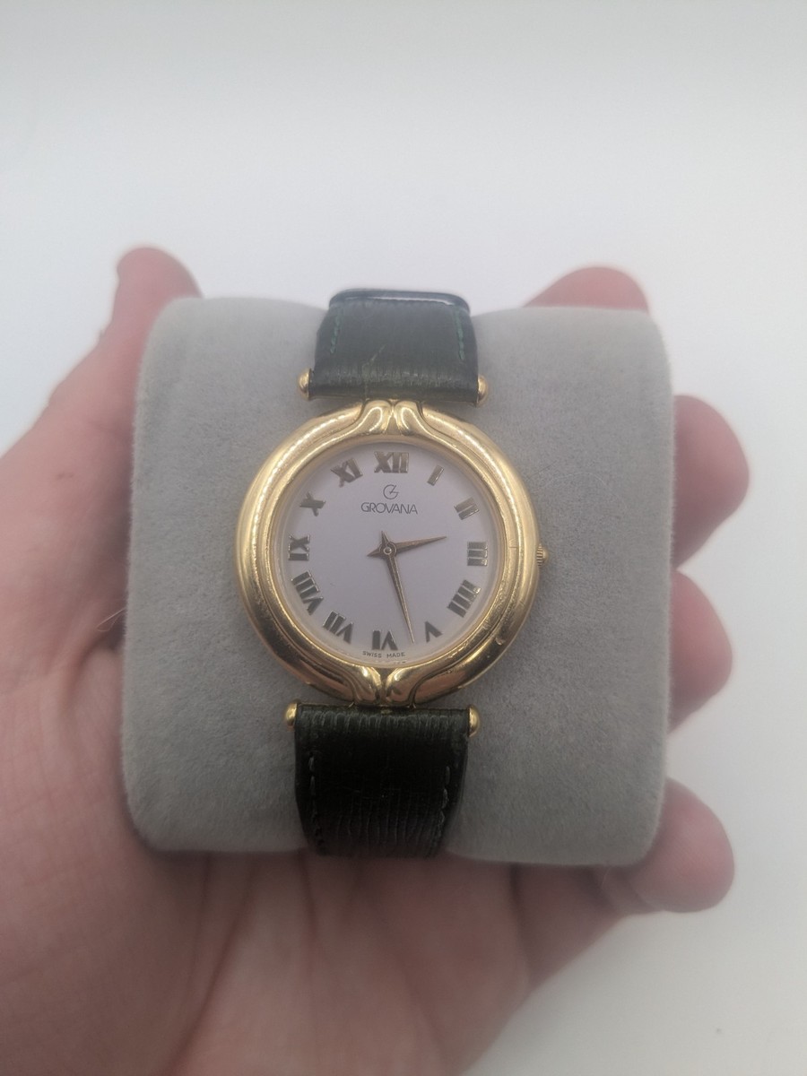 Grovana Swiss Made Quartz Watch New Batt Works And Tells 