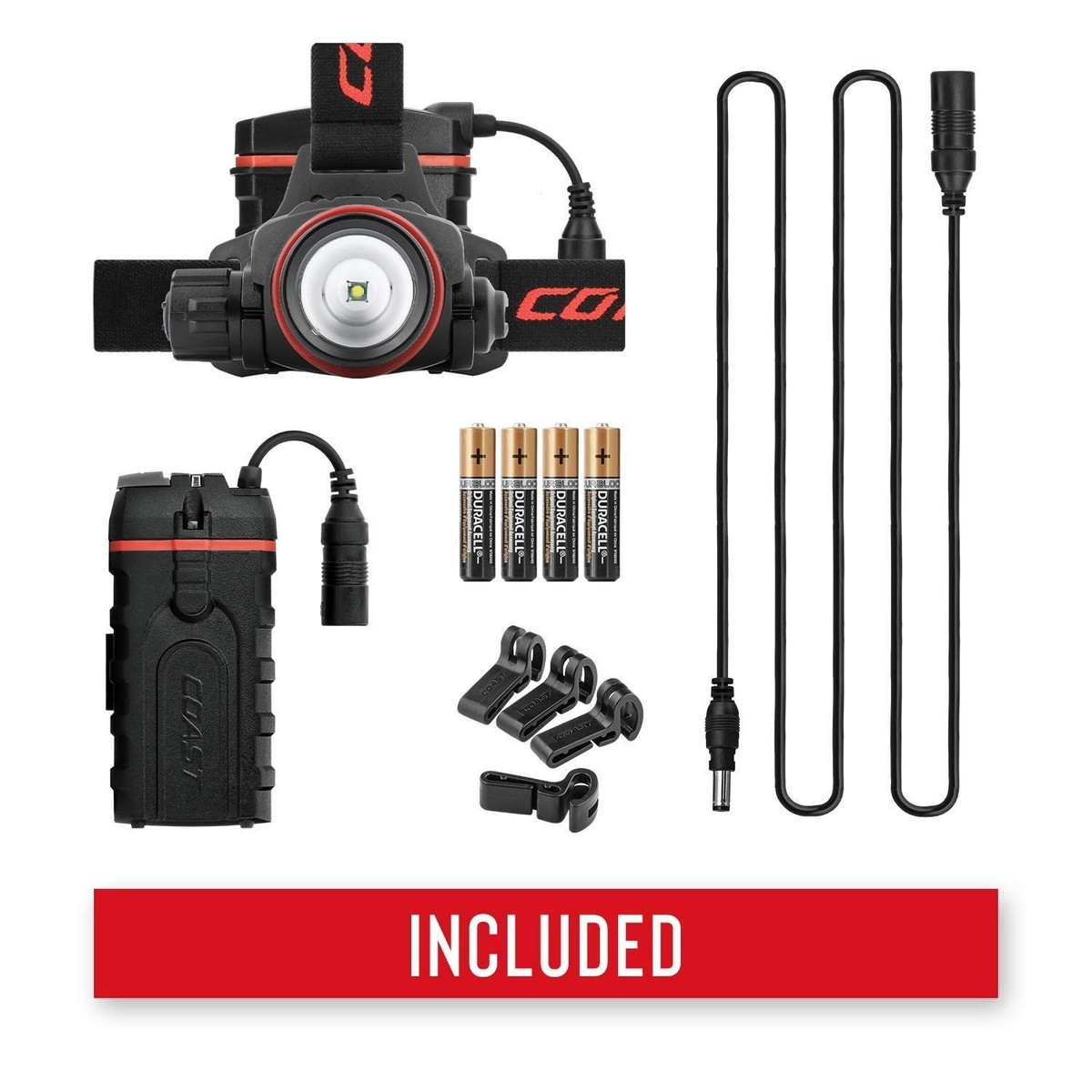 EZ Red CT4205 Rechargeable LED Headlamp - 380 Lumen, Focusing Beam
