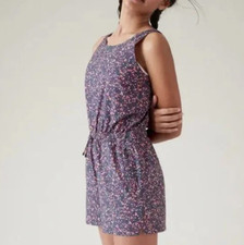 Athleta Girl Play More Sleeveless Romper Size M 8-10