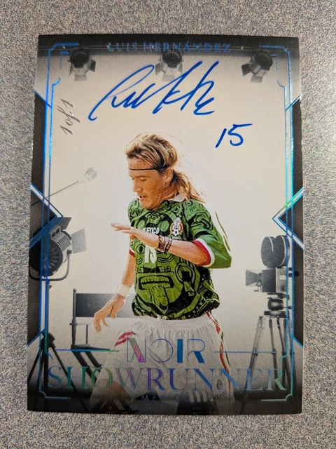 2025-26 Panini Noir Road To The World Cup Luis Hernandez 1/1 Auto 🔥On Card