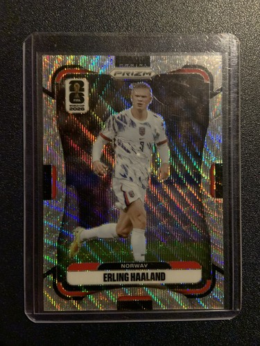 2026 Panini Prizm World Cup - Erling Haaland Wave Prizm SP