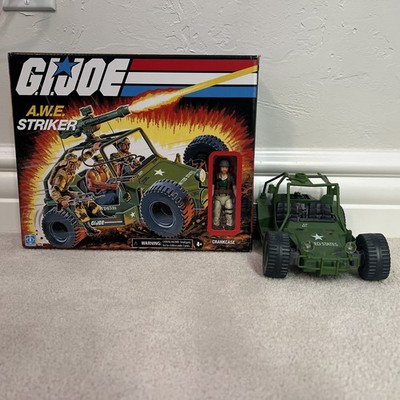 Hasbro G.I. Joe Retro A.W.E. STRIKER w/ Crankcase Vehicle w/Action Figure 2020