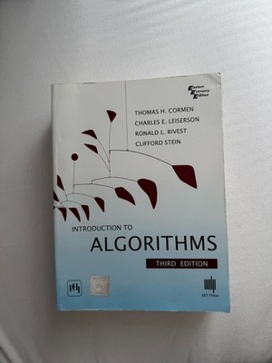 Introduction to Algorithms, 3 edition. T. H. Cormen, C. E. Leiserson, R. L.Rives