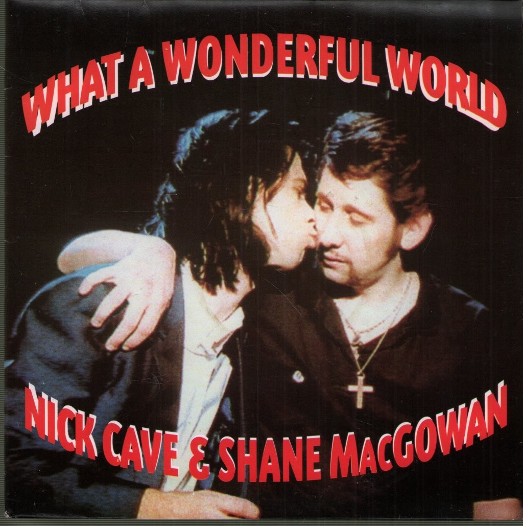 Nick Cave What A Wonderful World 7"" vinyl USA Mute 1992 7"" in pic sleeve SP194