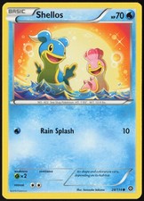 Shellos Normal 28/114 XY - Steam Siege NM