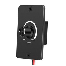 12V Dimmer Switch, Rotary ON/Off Dimmer for Car Trailers Van Truck RV 60W LED