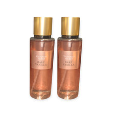 Victoria  s Secret Bare Vanilla Fine Fragrance Body Mist Spray 8.4 fl oz Set of 2